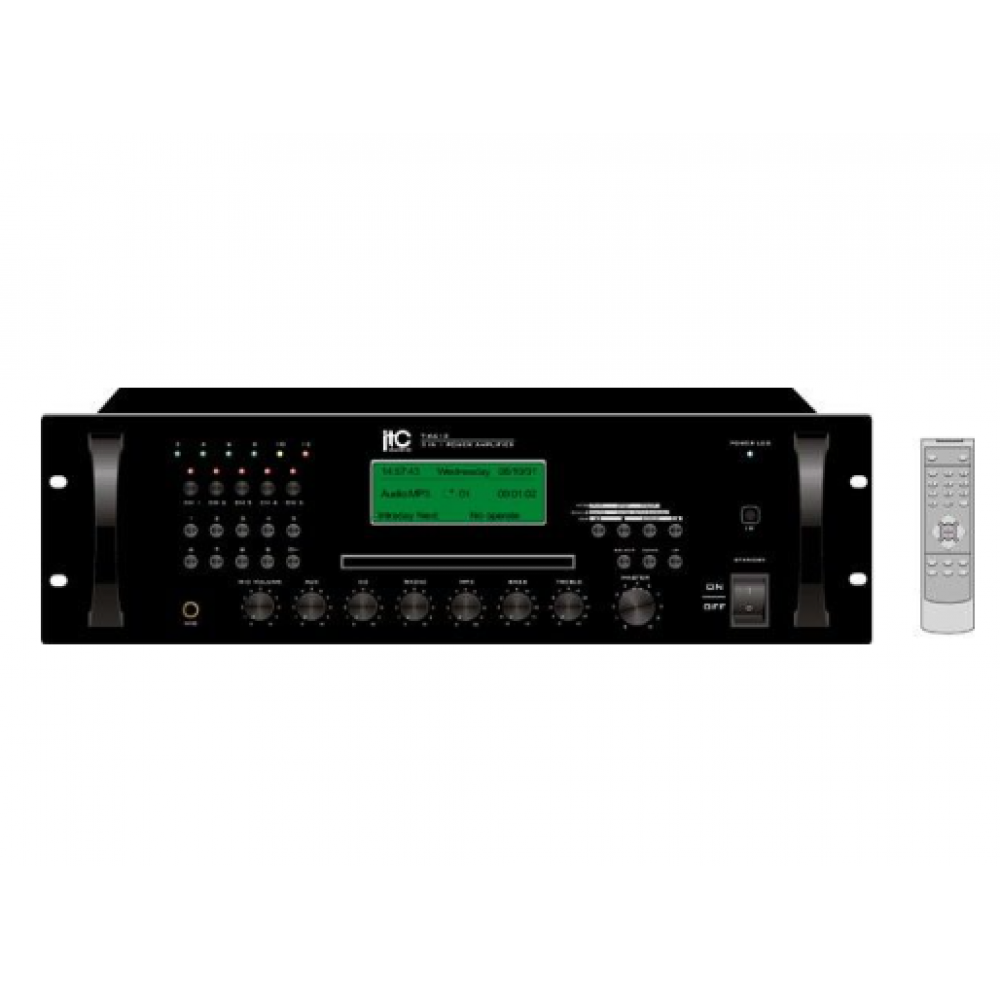 Amplificateur & Mixeur, MP3 + Tuner AM/FM, 5 Zones TI-240MT