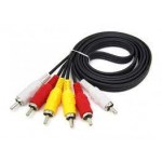 Câble AV de 3 m (3RCA - Mâle à Mâle)