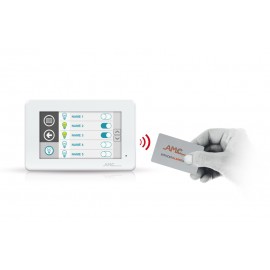 Kit Alarme AMC X412+ CLAVIER  UNIKA TACTILE + SIRENE + 2 BATTERIES