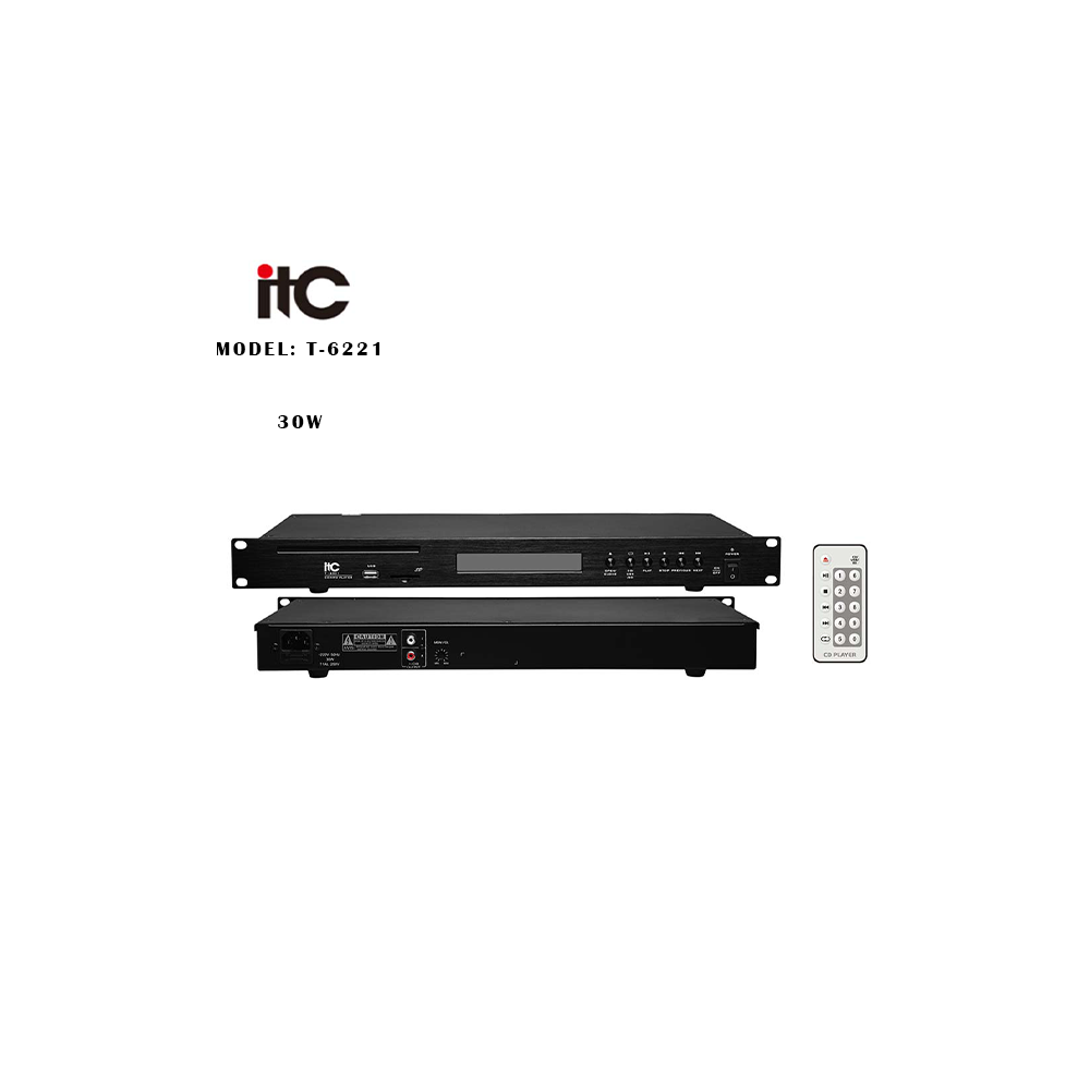 ITC - T-6221, lecteur CD/Mp3 avec USB et SD