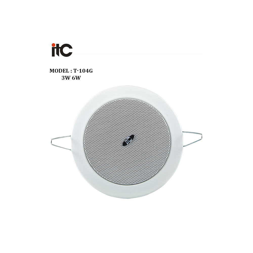ITC - T-104G, Haut-parleur de plafond imperméable de 4"