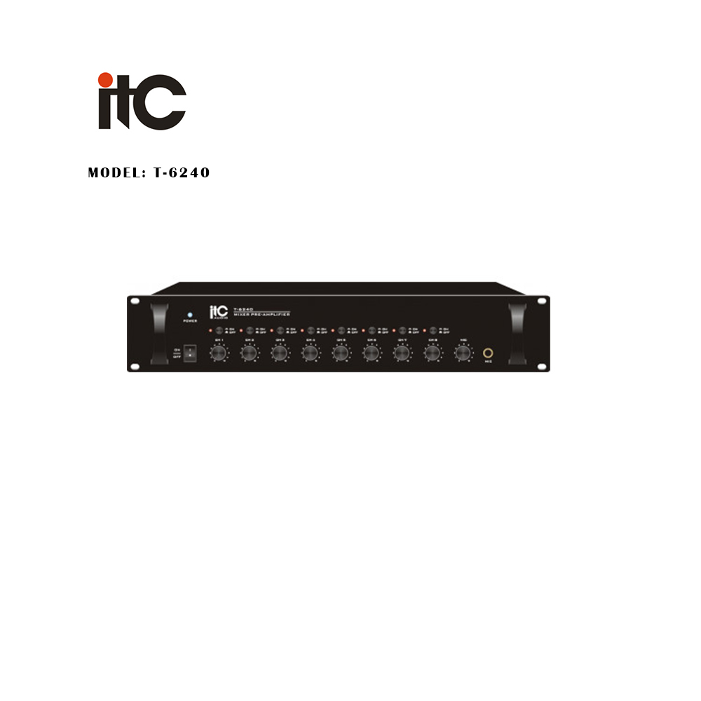 ITC - T-6240, préamplificateur, 8 canaux