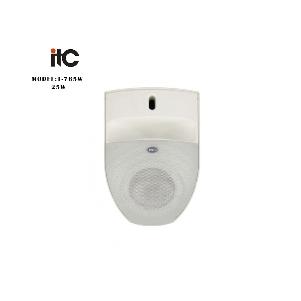 ITC - T-765W, haut-parleur blanc passif avec support mural 5 "