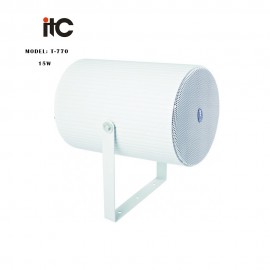 ITC - T-770, Enceinte de projection passive bidirectionnelle, 15W 6" Puissance
