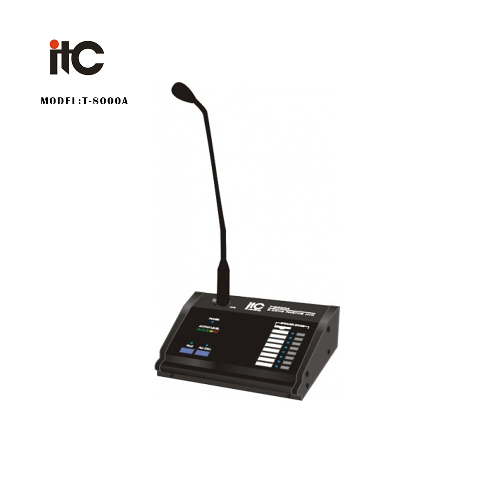 ITC - T-8000A, Console à distance Paging , Extension clavier de commande