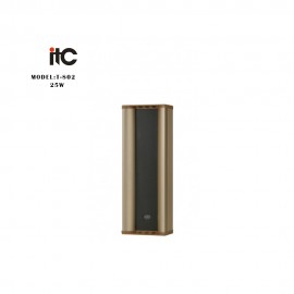 ITC T-802 - Enceinte colonne d'extérieur passive, résistante aux intempéries 25W / 8Ohm 4 " 